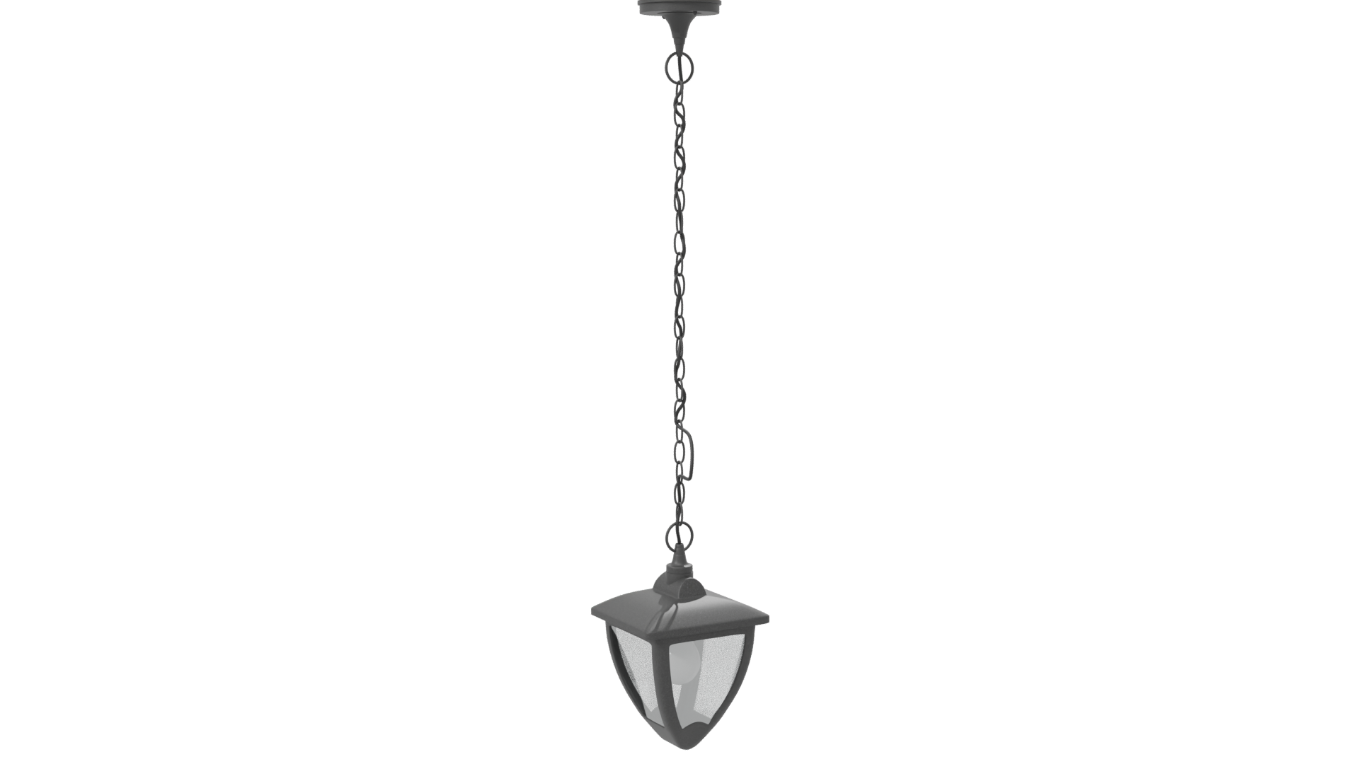 Elegant Hanging Light Fixture 3D - Professional 3D Model Render 7