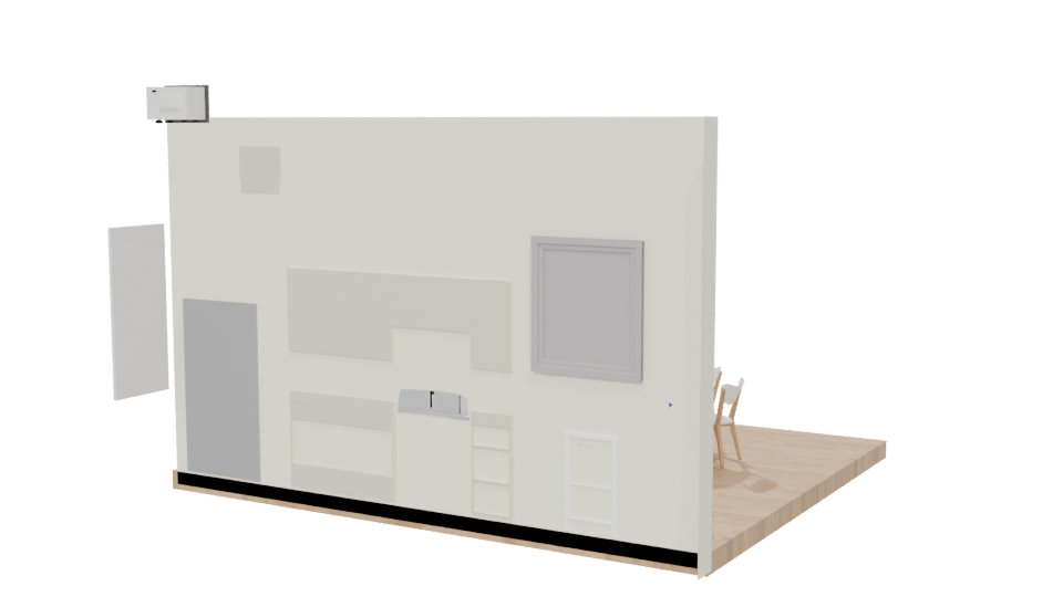 Modern Kitchen Interior 3D Model - Professional 3D Model Render 6