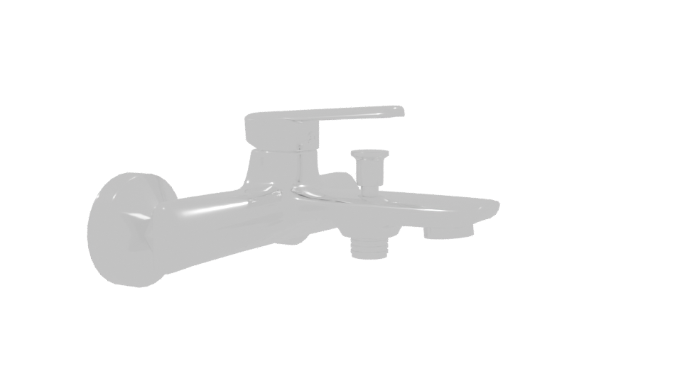 Stylish Modern Faucet 3D Model - Professional 3D Model Render 9