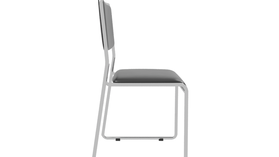 Stylish Metal Frame Chair 3D - Professional 3D Model Render 8