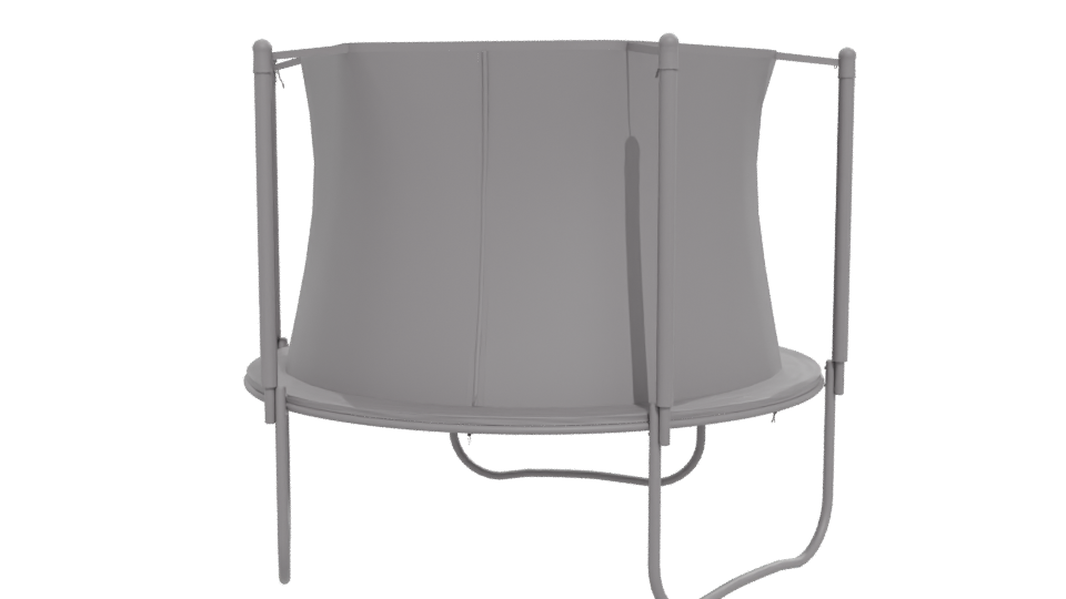 Outdoor Safety Trampoline Model 3D - Professional 3D Model Render 12