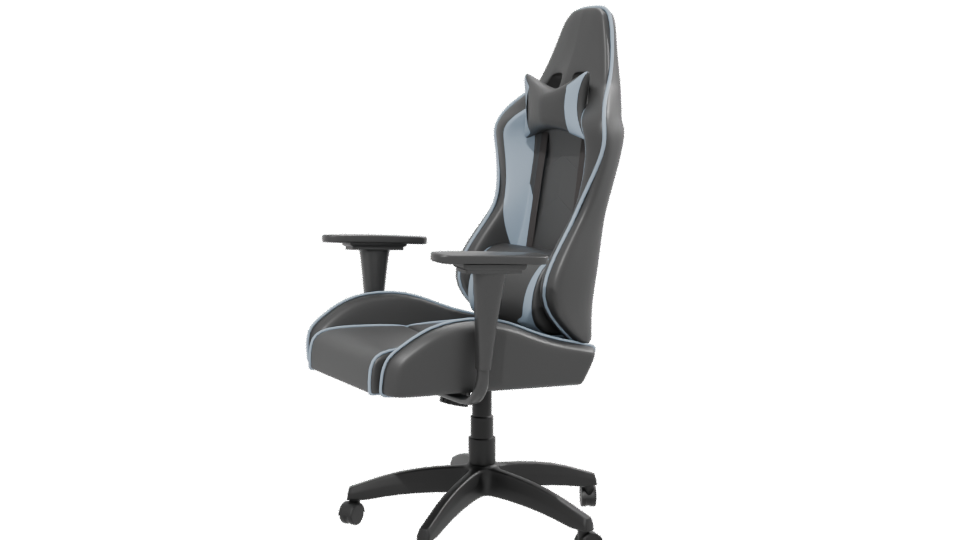Ergonomic Gaming Chair 3D Model - Professional 3D Model Render 13