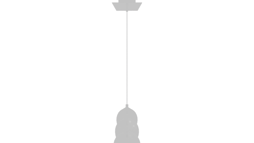 Stylish Pendant Light Fixture 3D - Professional 3D Model Render 2