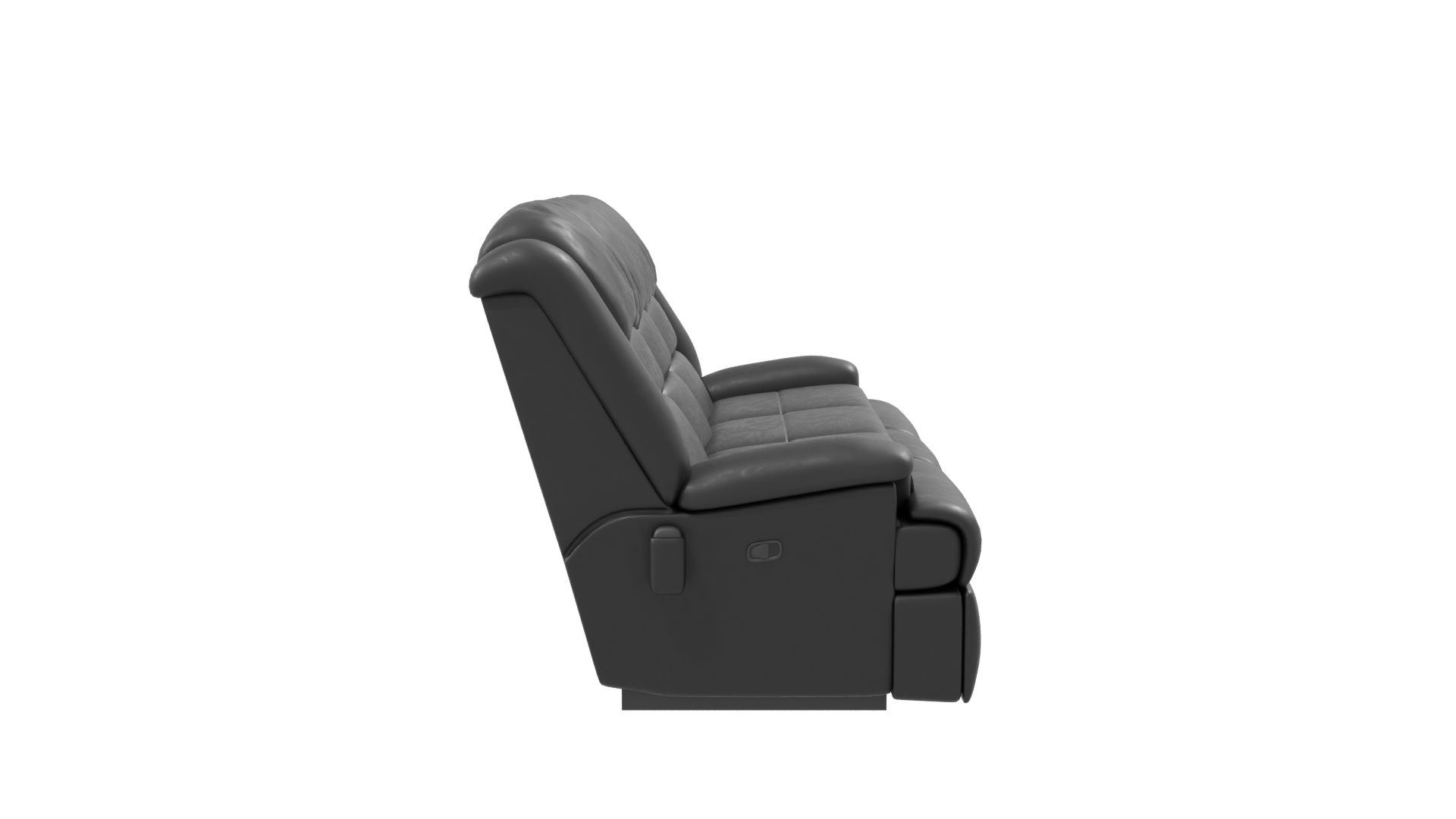 Luxurious Reclining Sofa Model - Professional 3D Model Render 8