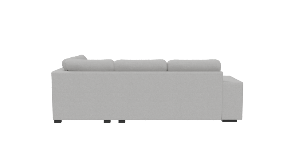 Stylish L-Shaped Sofa Model - Professional 3D Model Render 5