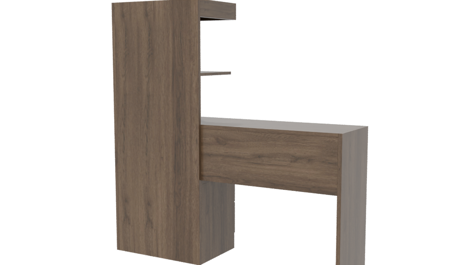 Stylish Home Office Workstation 3D - Professional 3D Model Render 6