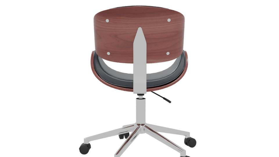 Sleek Modern Office Chair 3D - Professional 3D Model Render 5