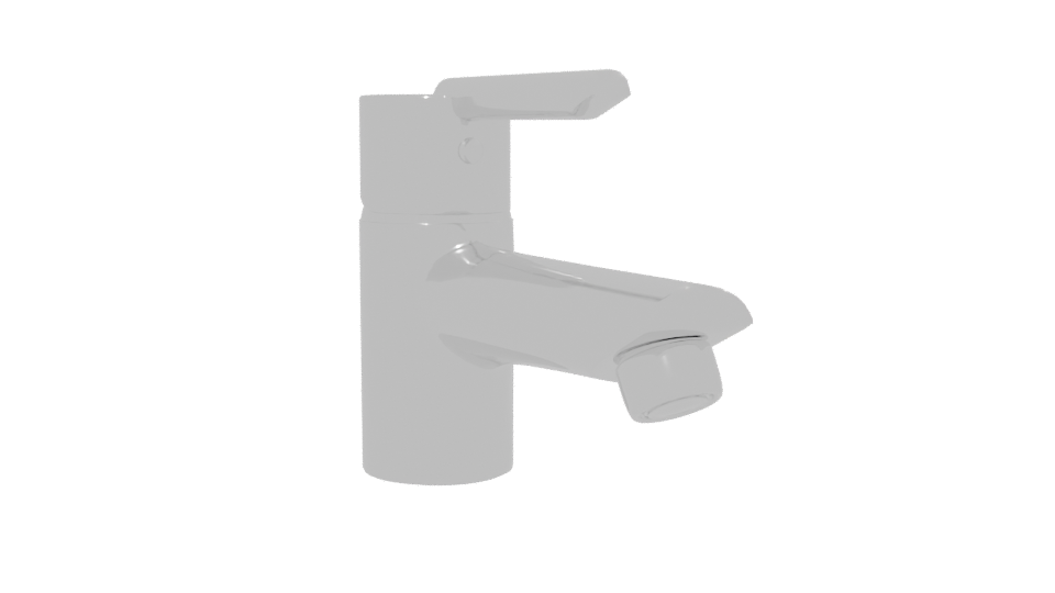 Sleek Modern Kitchen Faucet 3D Model - Professional 3D Model Render 13