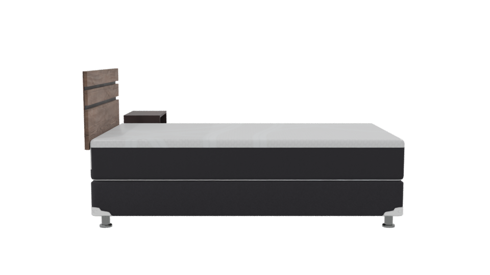 Stylish Single Bed Model 3D - Professional 3D Model Render 8