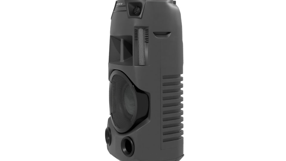 Dynamic Multimedia Speaker 3D Model - Professional 3D Model Render 13