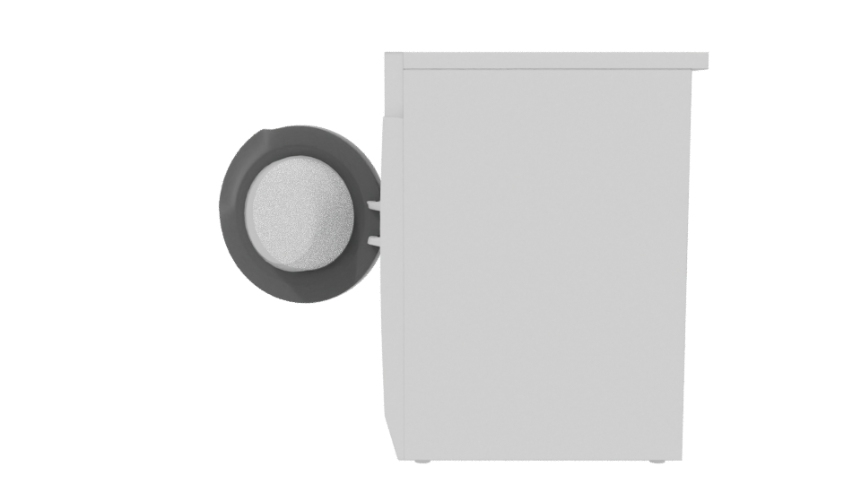 Realistic Household Dryer Model - Professional 3D Model Render 2