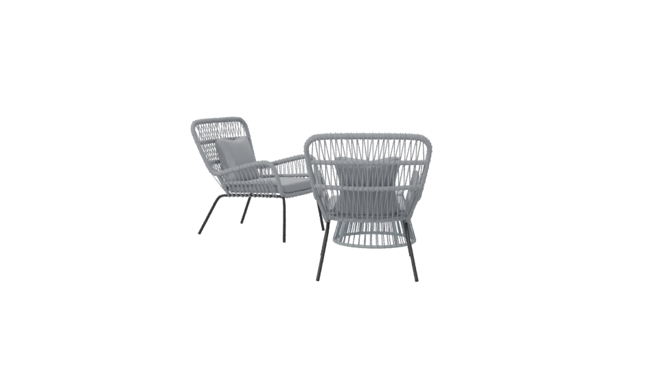 Stylish Outdoor Furniture Set 3D - Professional 3D Model Render 7