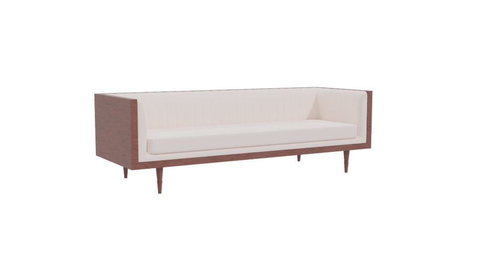 Stylish Modern Sofa 3D Model - Professional 3D Model Render 10