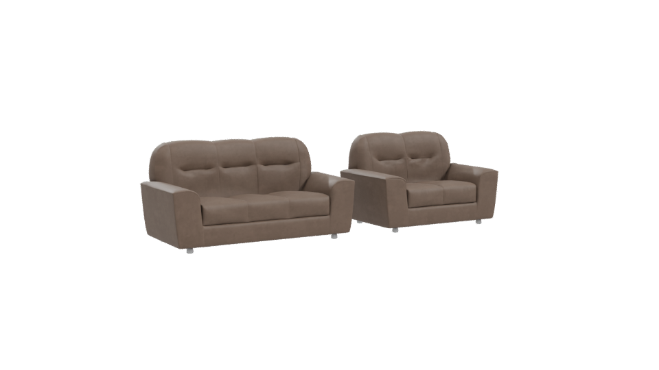 Stylish Sofa Set 3D Model - Professional 3D Model Render 10
