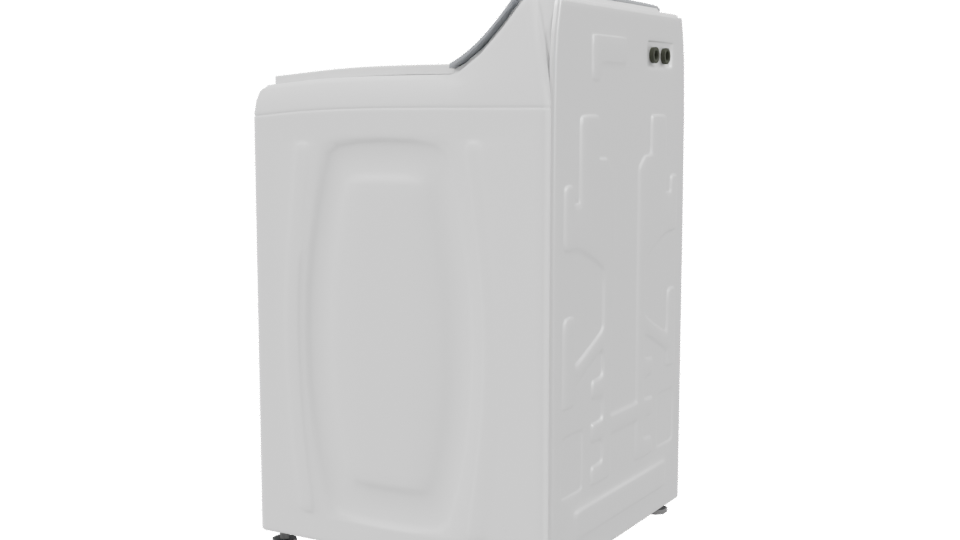 Top-Loading Washing Machine 3D Model - Professional 3D Model Render 3