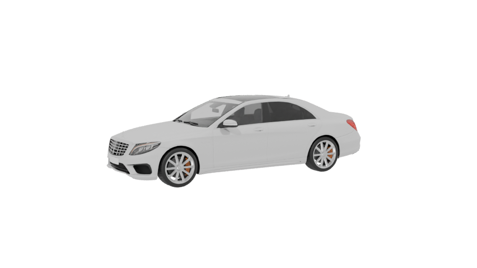 Sleek Luxury Sedan 3D Model - Professional 3D Model Render 13