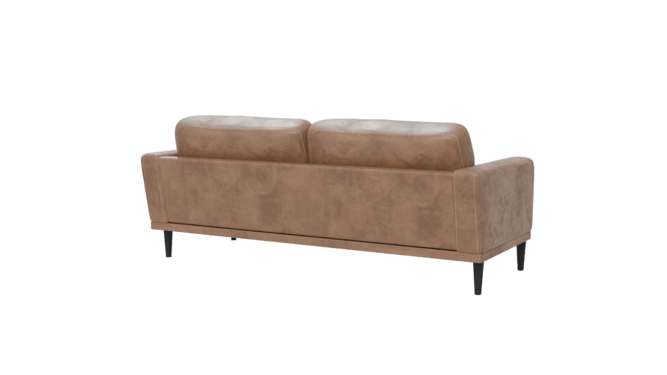 Stylish Leather Sofa Model - Professional 3D Model Render 6