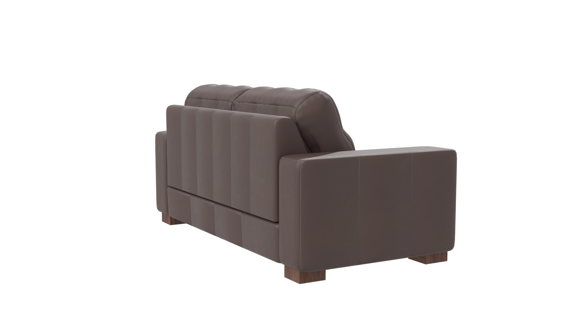 Stylish Brown Sofa 3D Model - Professional 3D Model Render 7