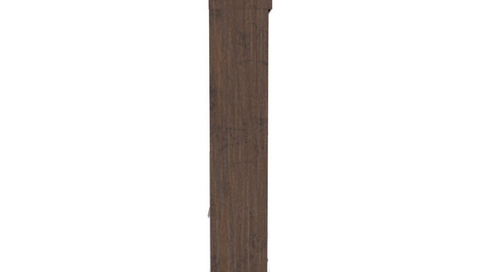 Elegant Wooden Wardrobe Model - Professional 3D Model Render 8