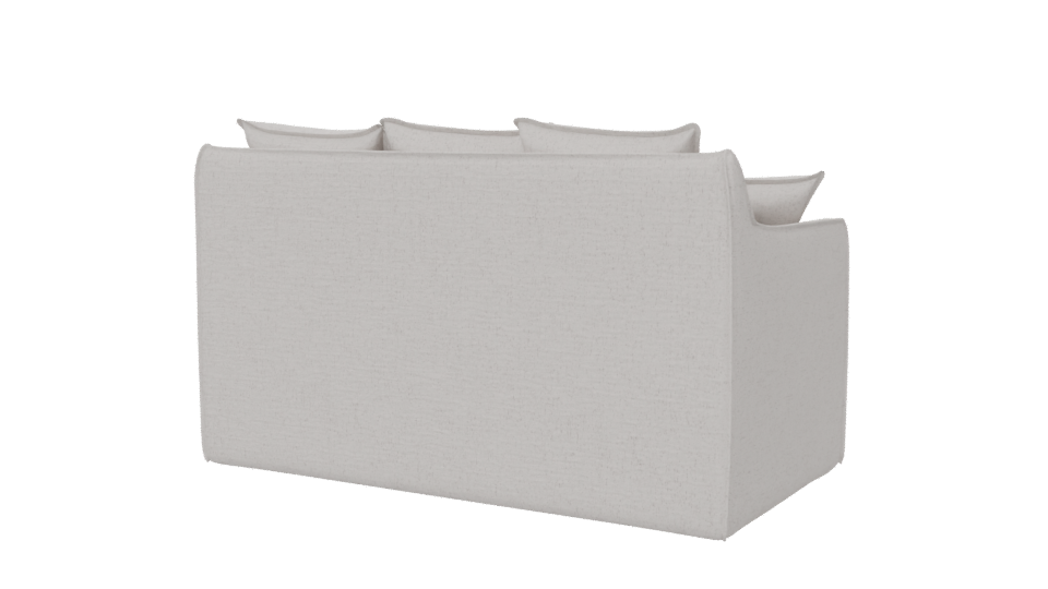 Cozy Modern Fabric Sofa 3D Model - Professional 3D Model Render 6