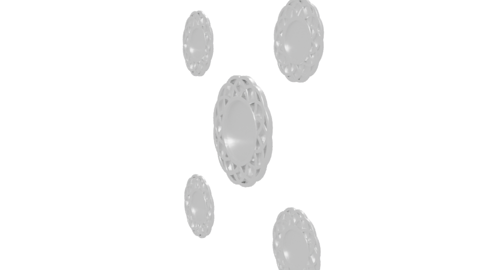 Stylized Decorative Orb Collection - Professional 3D Model Render 13