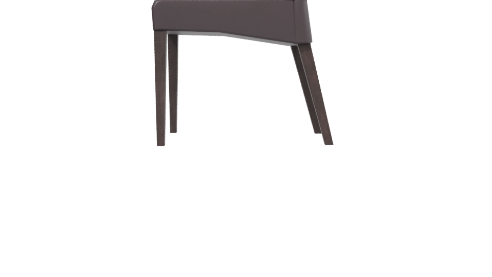 Elegant Modern Dining Chair 3D Model - Professional 3D Model Render 2