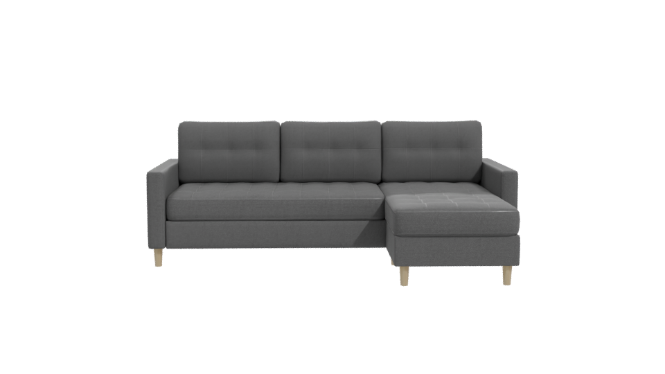 Stylish Modern Sectional Sofa 3D Model - Professional 3D Model Render 11