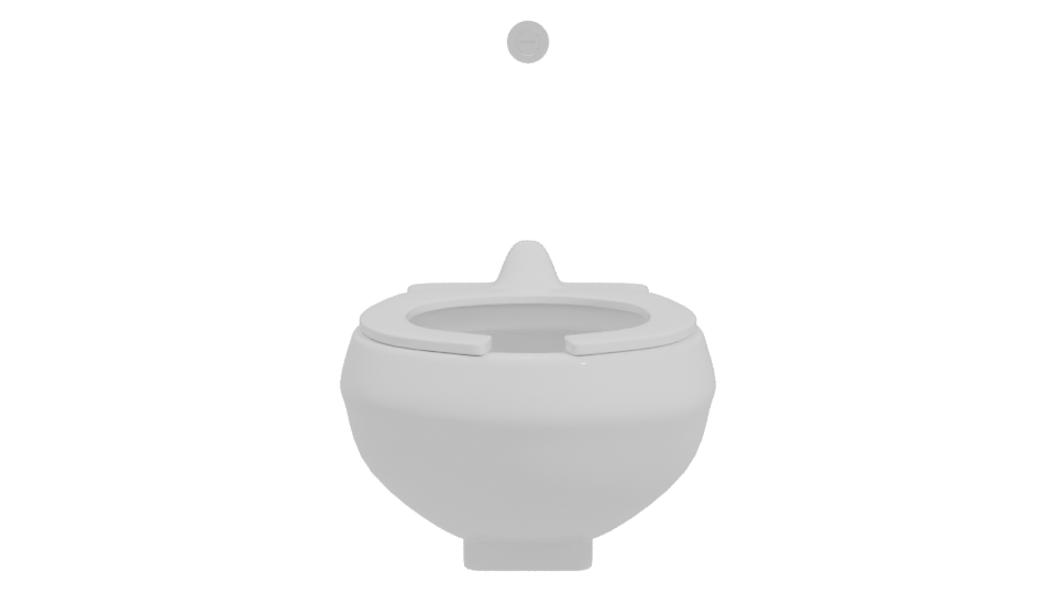 Sleek Modern Toilet 3D Model - Professional 3D Model Render 11