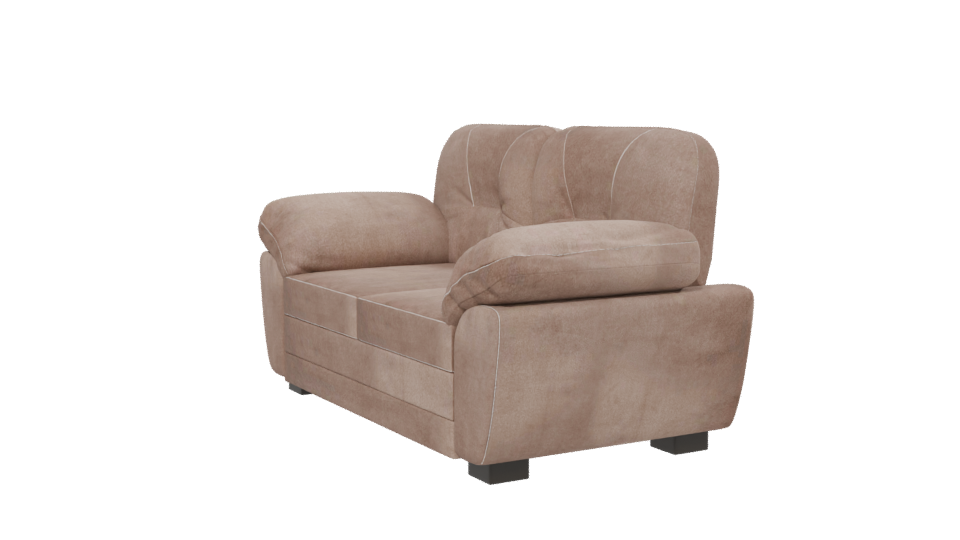Stylish Contemporary Fabric Sofa 3D Model - Professional 3D Model Render 13