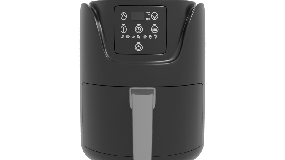 Stylish Air Fryer 3D Model - Professional 3D Model Render 11