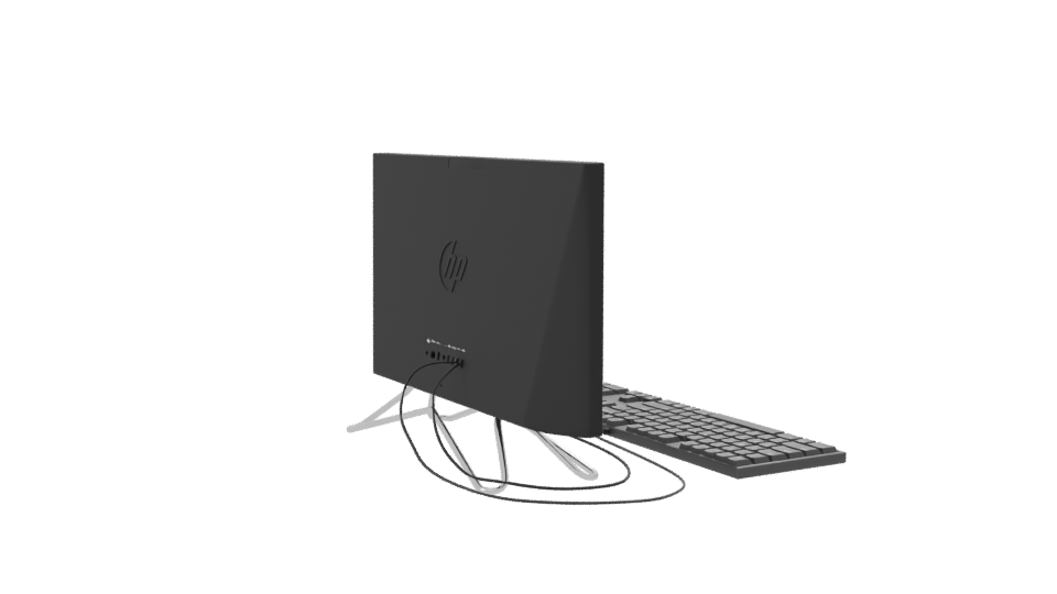 Sleek All-in-One Desktop Computer 3D Model - Professional 3D Model Render 7