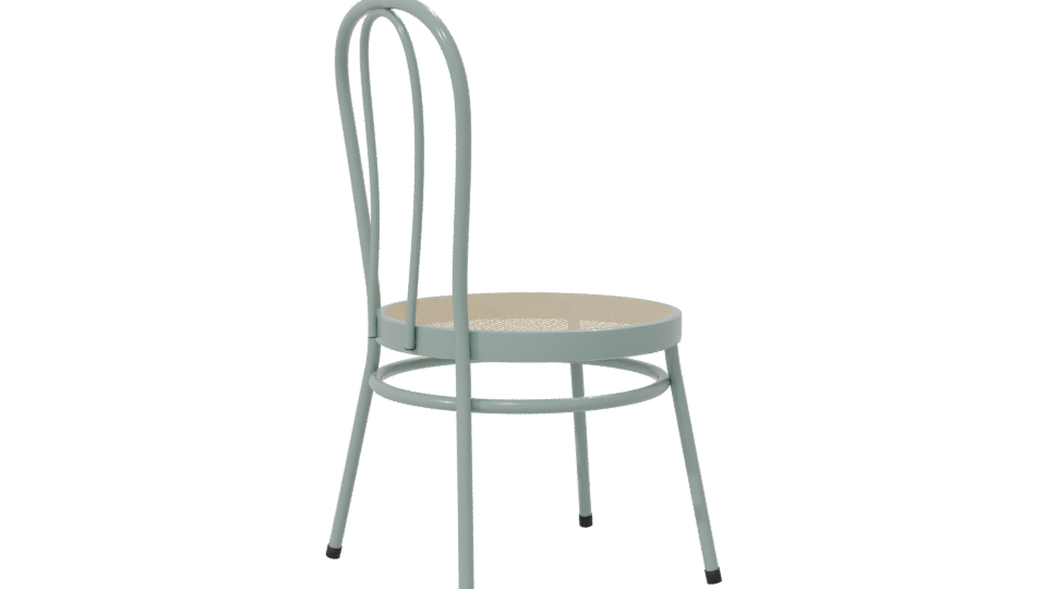 Stylish Vintage-Style Dining Chair 3D Model - Professional 3D Model Render 7