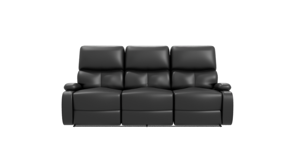 Contemporary Reclining Sofa Model - Professional 3D Model Render 11