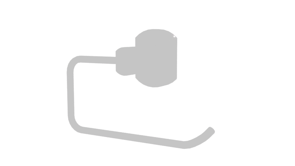 Sleek Bathroom Towel Holder 3D - Professional 3D Model Render 12