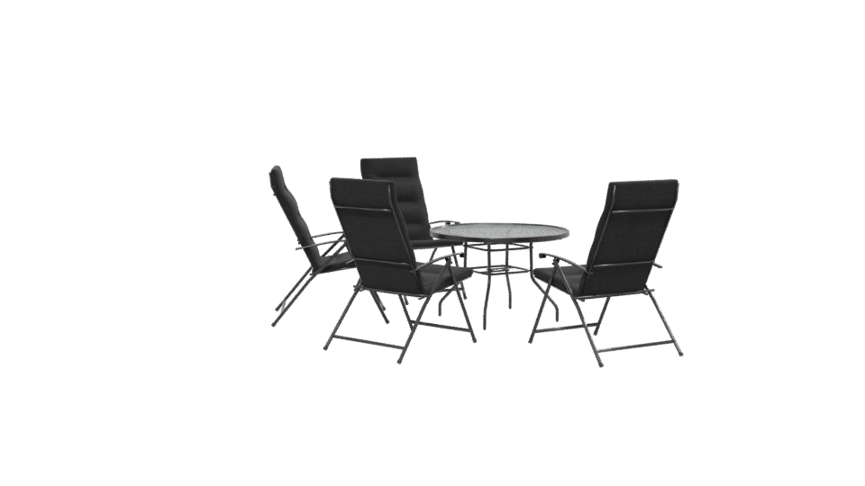 Stylish Outdoor Dining Set 3D - Professional 3D Model Render 13