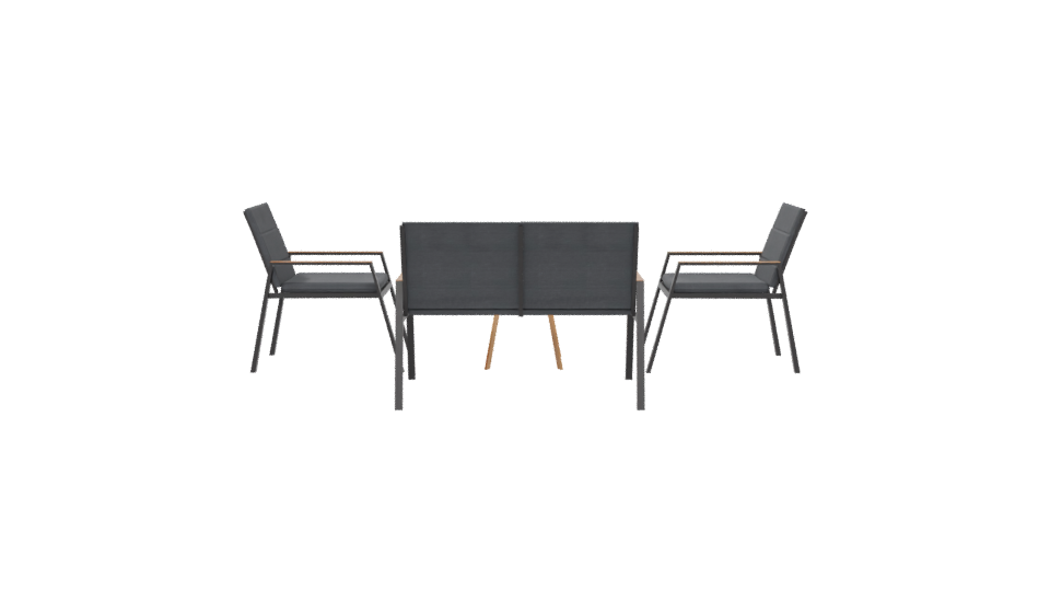 Modern Patio Furniture Set 3D - Professional 3D Model Render 5
