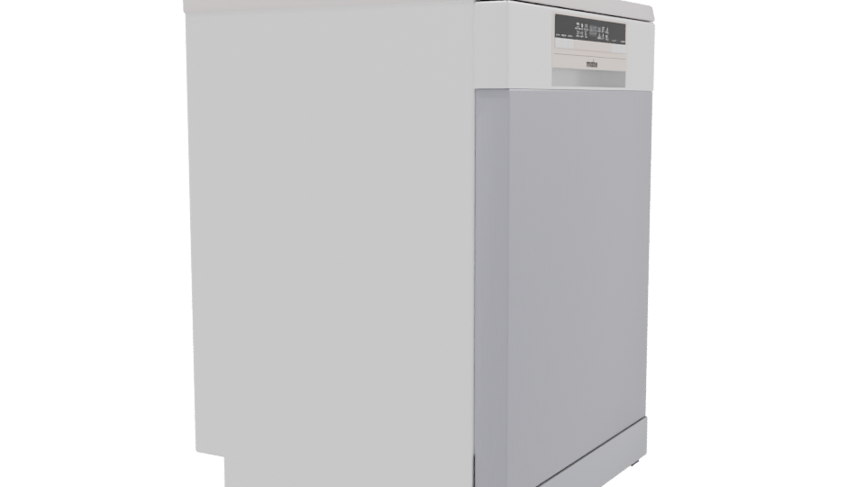 Sleek Modern Dishwasher 3D Model - Professional 3D Model Render 9