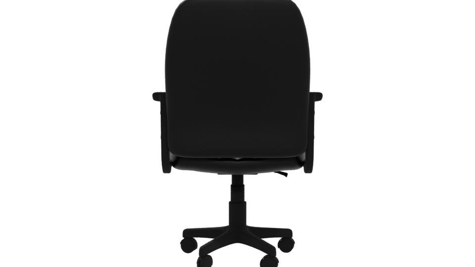 Sleek Modern Office Chair 3D - Professional 3D Model Render 5