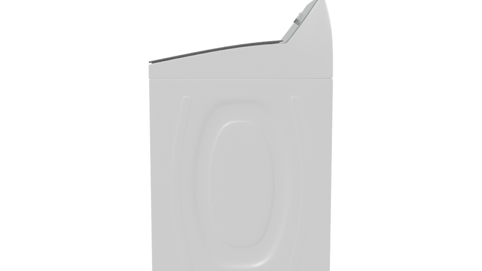 Stylish Top-Load Washing Machine 3D - Professional 3D Model Render 2