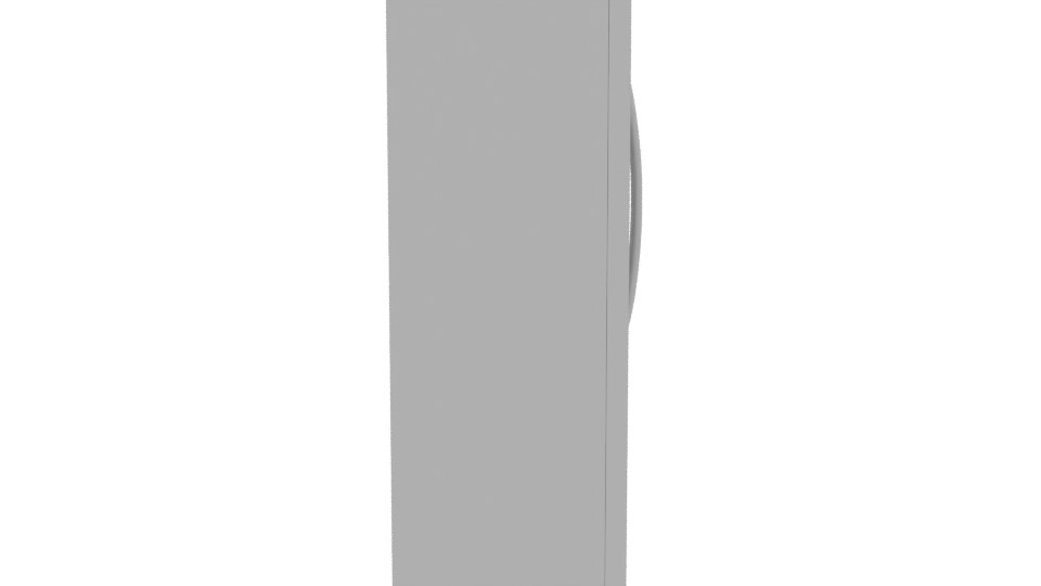 Sleek Stainless Steel Refrigerator 3D - Professional 3D Model Render 8