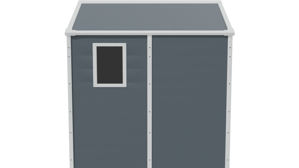 Stylish Outdoor Storage Shed 3D - Professional 3D Model Render 2