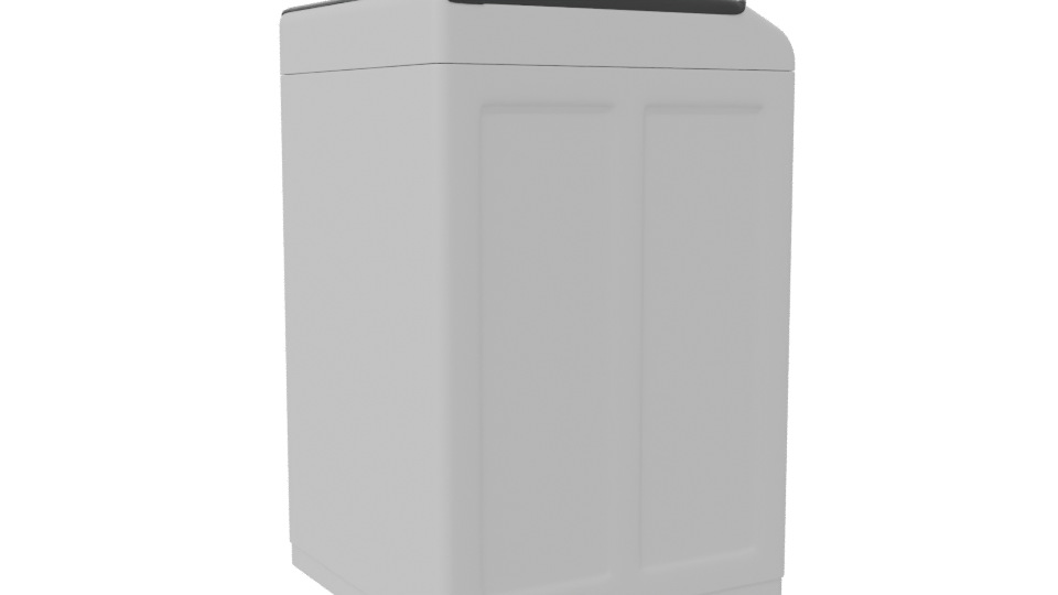Compact Modern Washing Machine 3D - Professional 3D Model Render 7