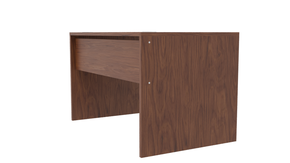 Stylish Wooden Office Table 3D - Professional 3D Model Render 7