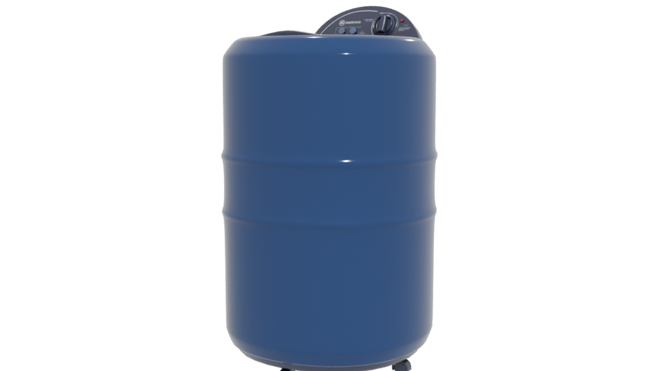 Industrial Water Tank Model 3D - Professional 3D Model Render 12