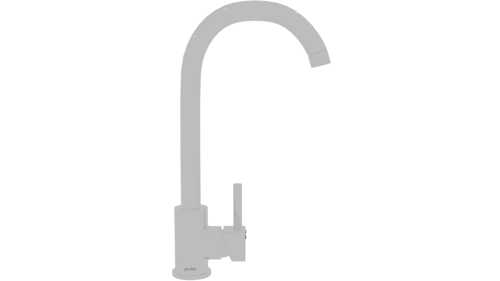 Sleek Chrome Showerhead 3D Model - Professional 3D Model Render 8