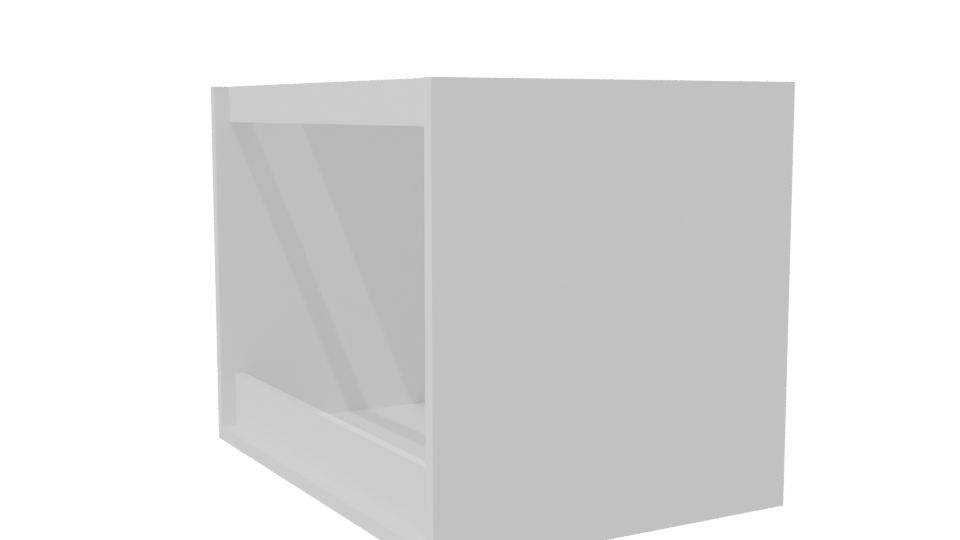 Stylish Minimalist Storage Chest 3D - Professional 3D Model Render 7