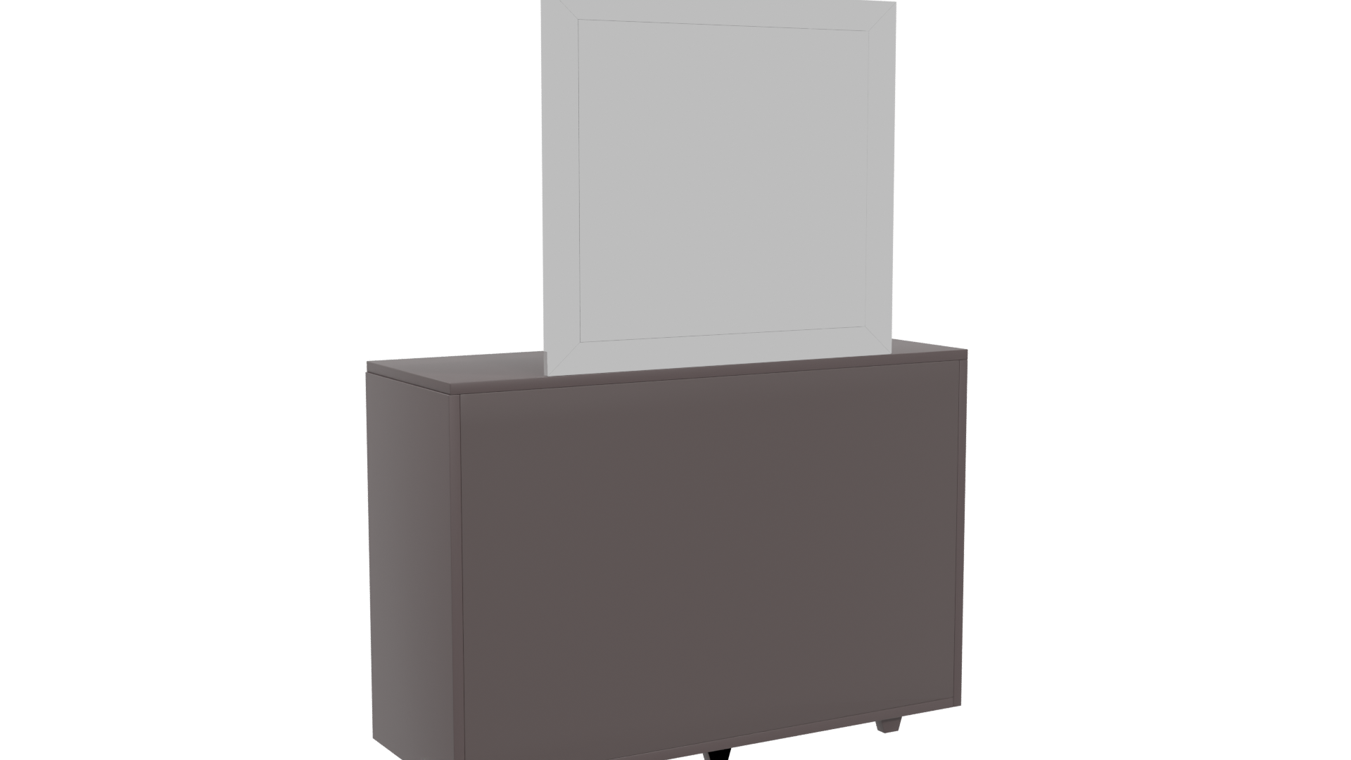 Stylish Modern Dresser Set 3D - Professional 3D Model Render 4