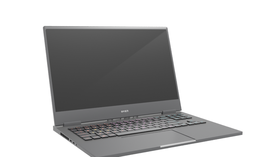 Sleek Gaming Laptop 3D Model - Professional 3D Model Render 10