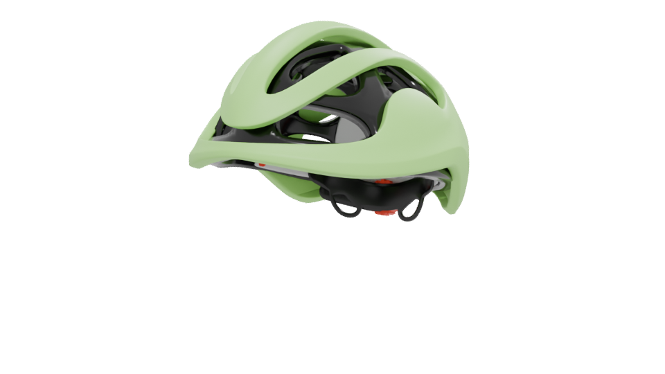 Stylish Bicycle Helmet 3D Model - Professional 3D Model Render 12