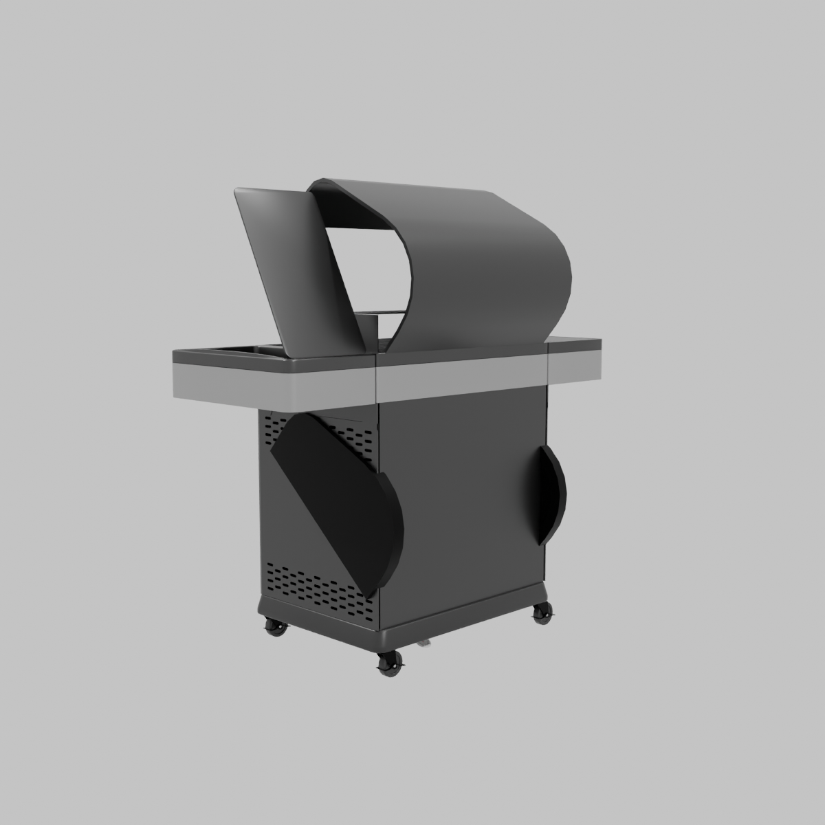 Parrilla a Gas 4 Quemadores + Quemador Lateral